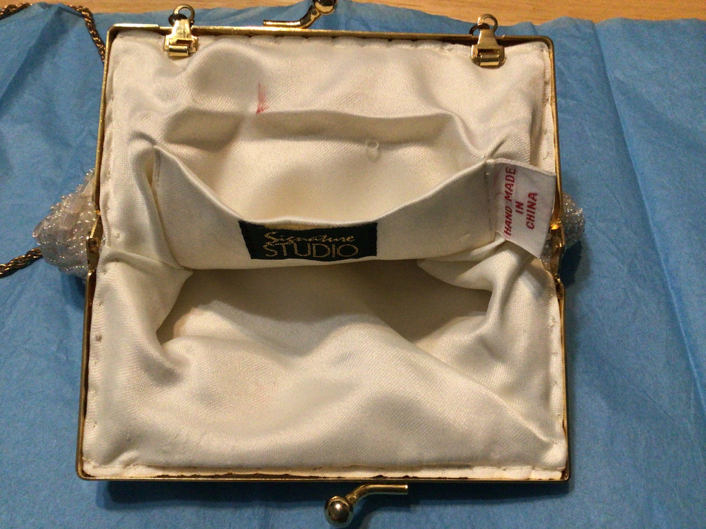 Vintage Handmade Beaded Clutch