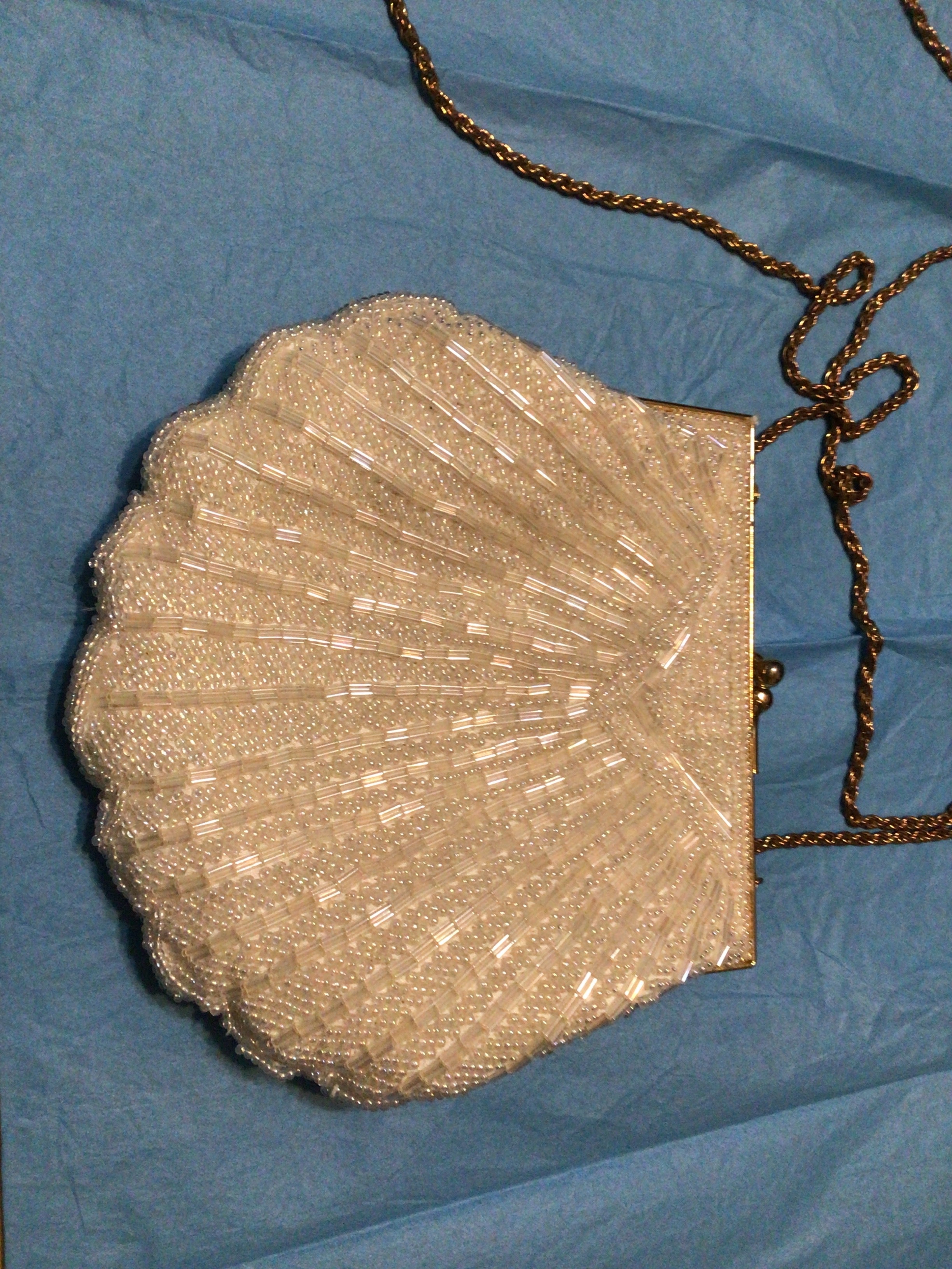 Vintage Handmade Beaded Clutch