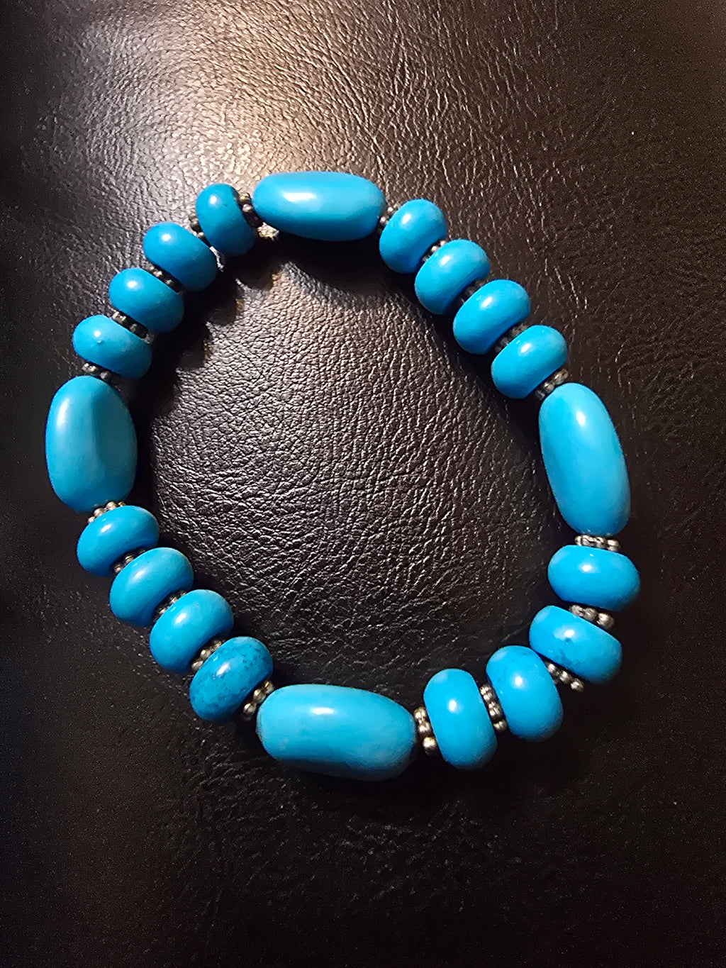 Vintage Blue Turquoise Bracelet