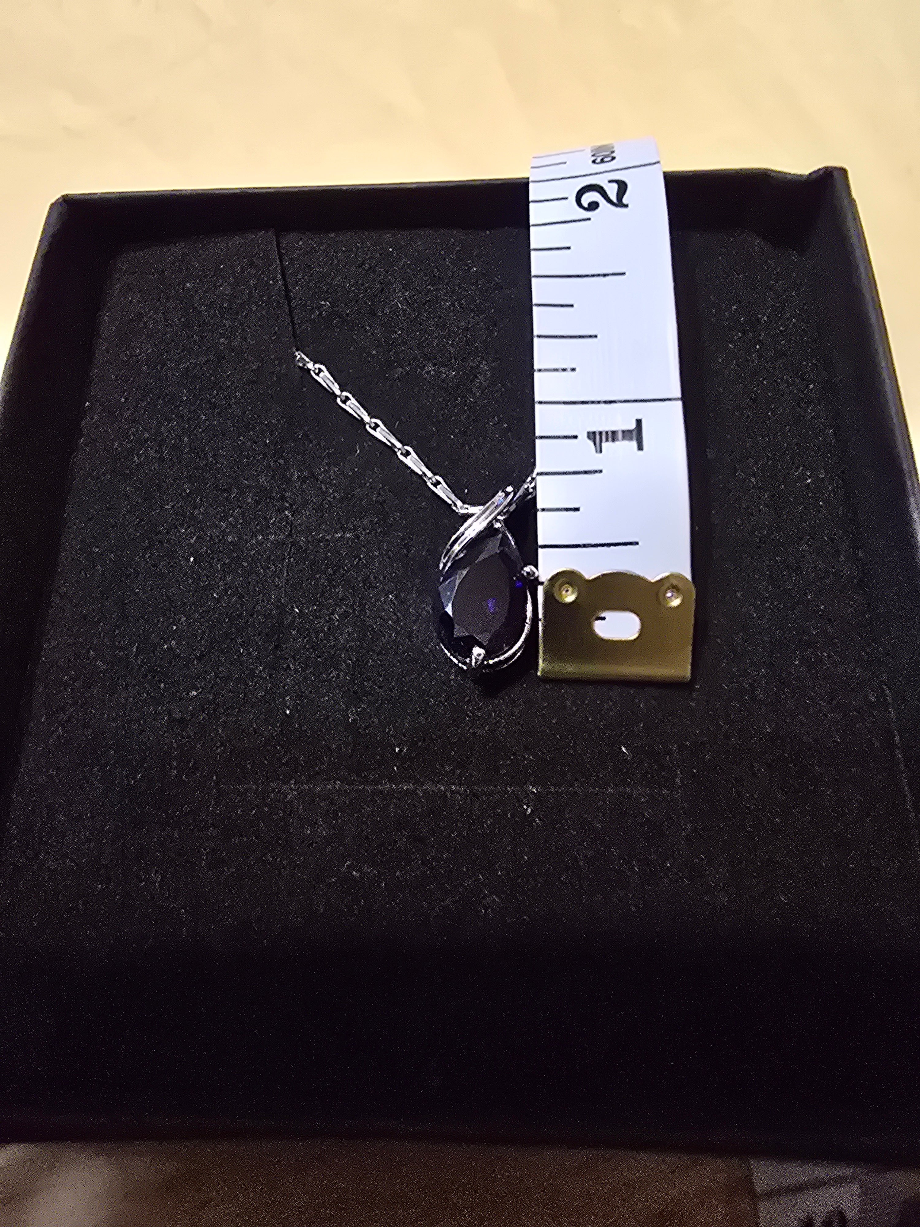 Purple Water Drop Necklace