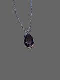 Purple Water Drop Necklace